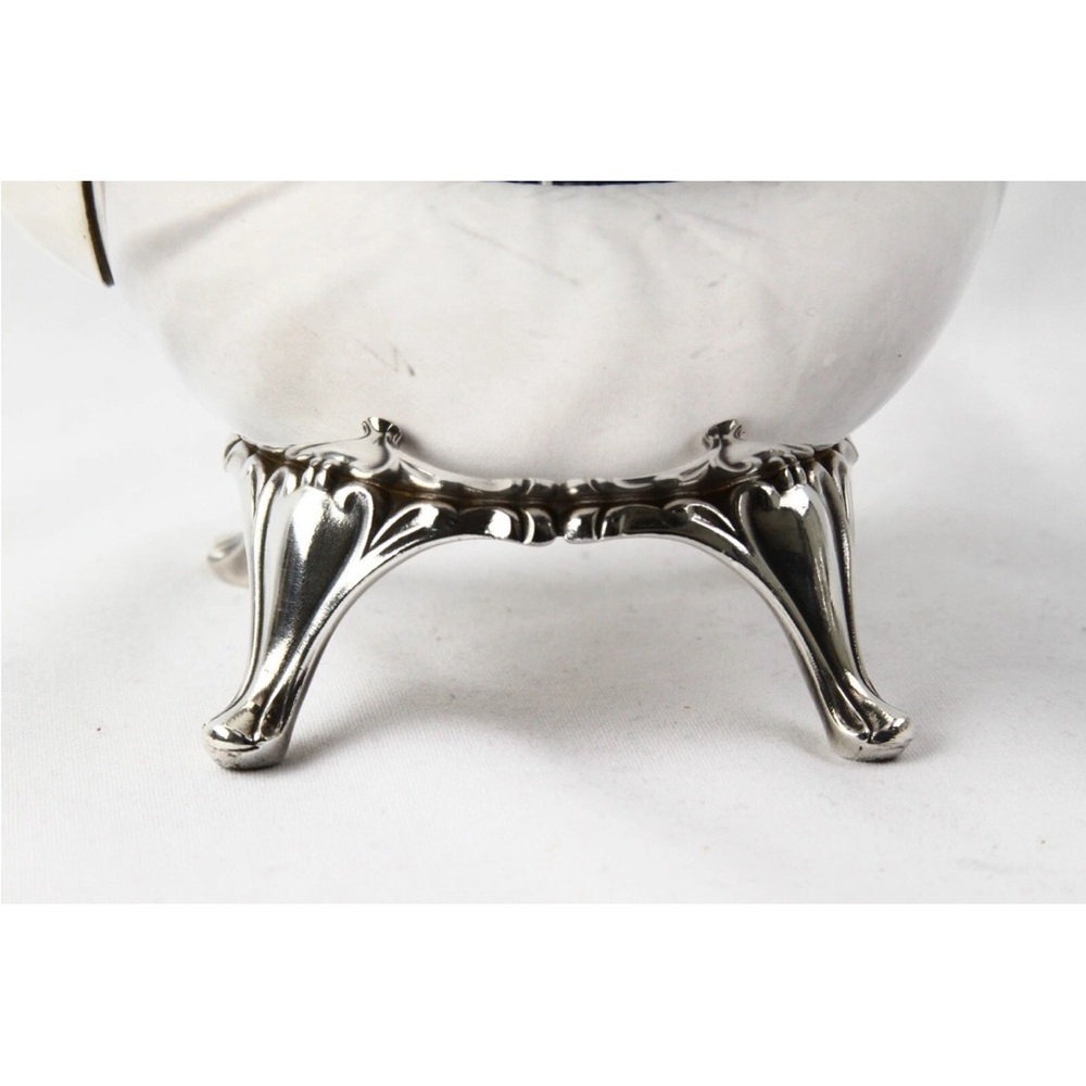 Elegant Silver Tea Set - tray not included - Picture 5 of 7